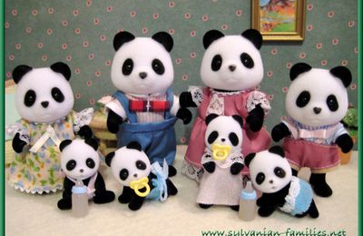 les BAMBOO, famille panda