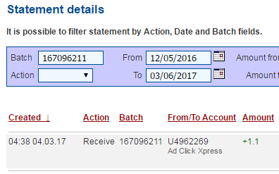 Ad Click Xpress Withdrawal Proof no 1c