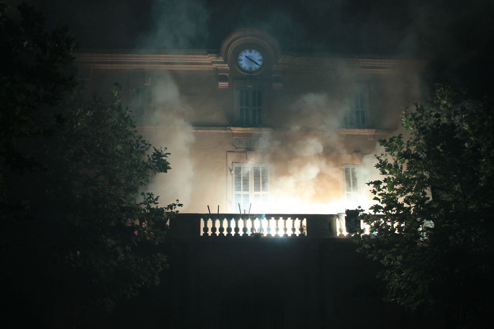 Photo de la soirée son et lumière avec jets d'eau et feux d'artifices