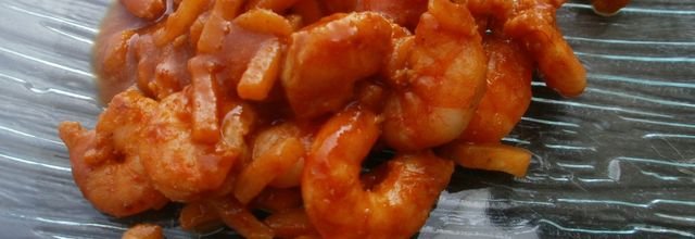 Crevettes sauce au curry, mais pas que ....