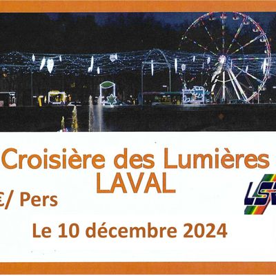 CROISIÈRE DES LUMIÈRES À LAVAL...