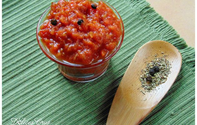 Sauce tomate et régime sans résidus