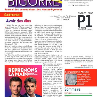 Les Nouvelles de La Bigorre n°406 - avril 2024