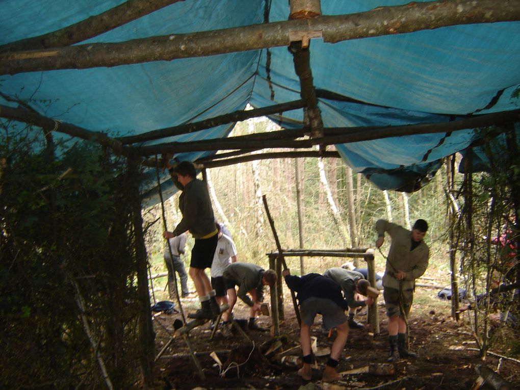 Voici les photos du camp de Pâques où Saint Louis a bâtit une chapelle !