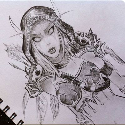 Dessin de sylvanas