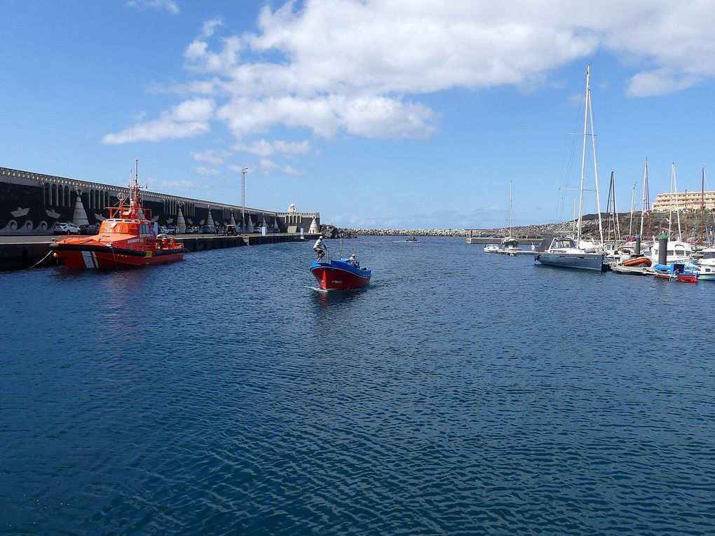 grutage et port de la Rastinga , île de hierro , travaux 