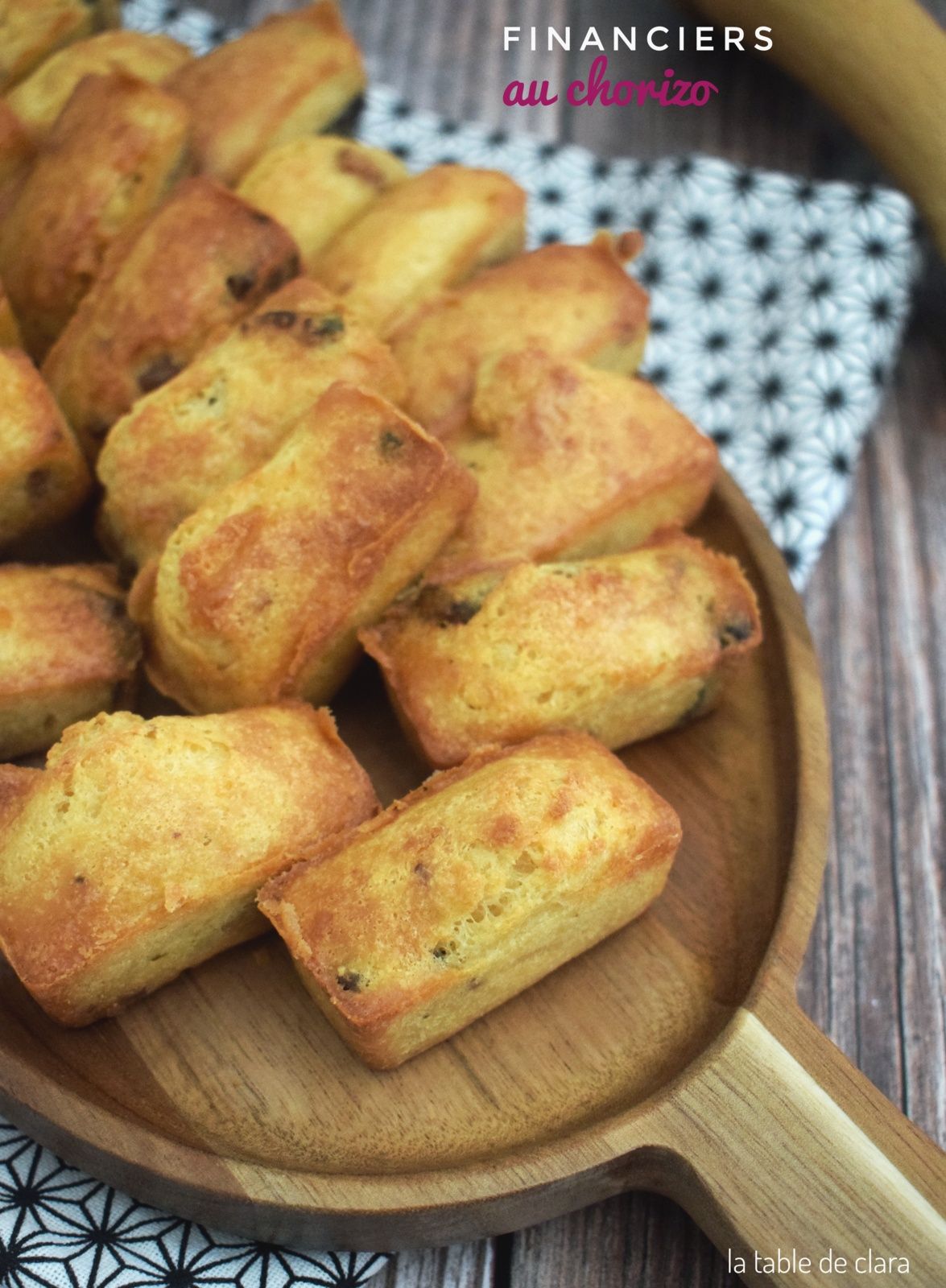 Financiers chorizo