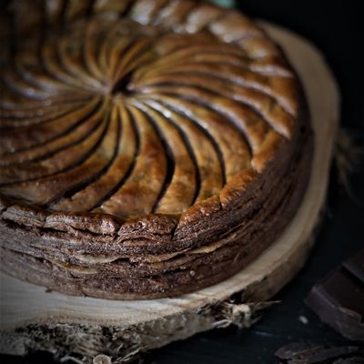 Galette des rois chocolat poires