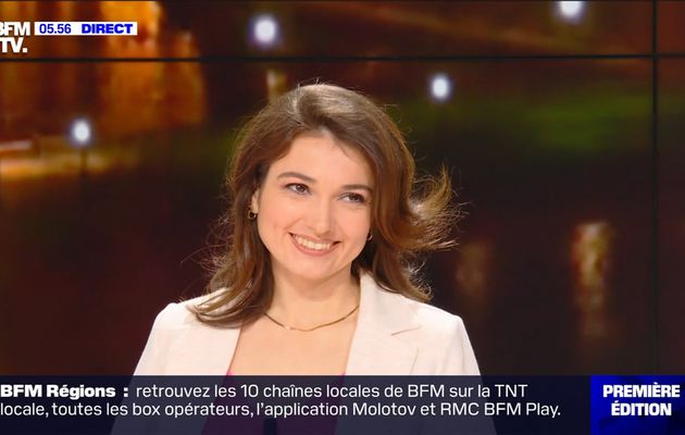 Marie Gentric Première Edition BFM TV le 23.02.2024