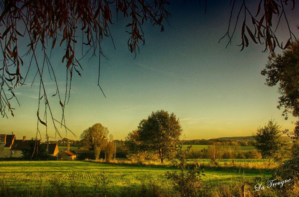 UN SOIR D'AUTOMNE  EN PERCHE  NOVEMBRE 2017  17 H