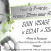 soin du visage eclat pour la rentrée