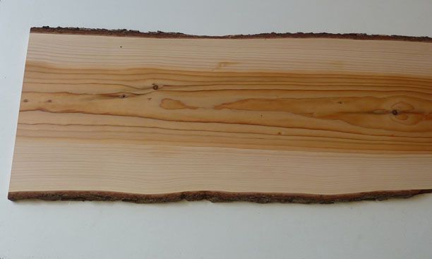 Planche de bois brut avec ecorce leroy merlin