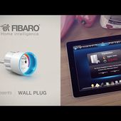 Fibaro Wall Plug FGWPE101 - Prise murale interrupteur avec mesure de la consommation et affichage RVB