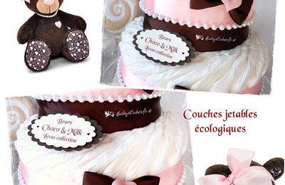 Cadeau de naissance gâteau de couches prestige