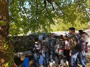 En route avec les CP, CE1, CE2 de Vieux-Mareuil pour le module B : créateurs de paysages