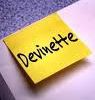 DEVINETTE...