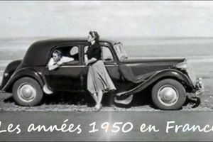 LES ANNÉES 50 :EN FRANCE UN PEU DE NOSTALGIE ! 