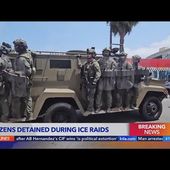 Dozens detained during ICE raids in L.A., protestors take over streets