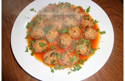 Boulettes de Poulet aux Épinards