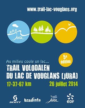 Trail Volodalen du Lac de Vouglans (Bellecin-Orgelet, 26/07/14)