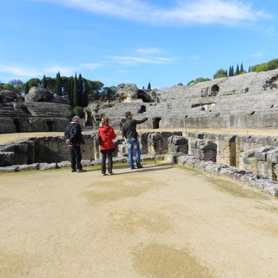 Site romain de Italica et Cordoue avec mes parents