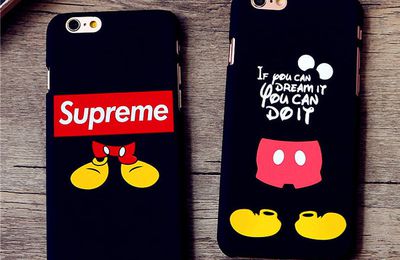 Coque de la série supreme des couples d'iPhone 6 6s 7 Plus