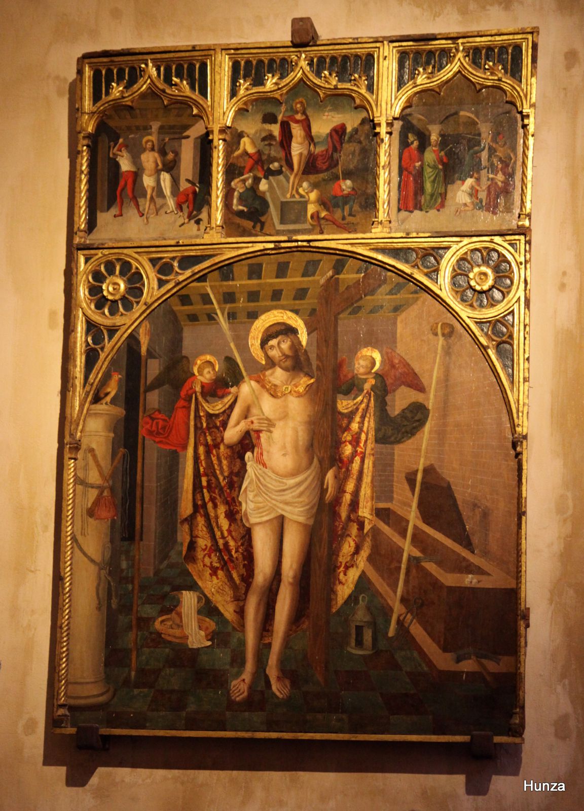 Eglise de Biot, tableau du Christ de la Passion