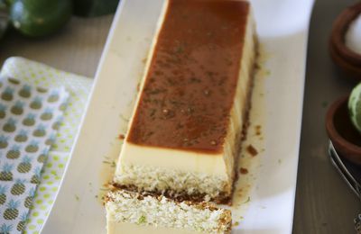 Flan citron coco