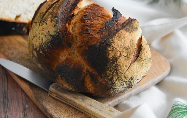 Pain de campagne en cocotte