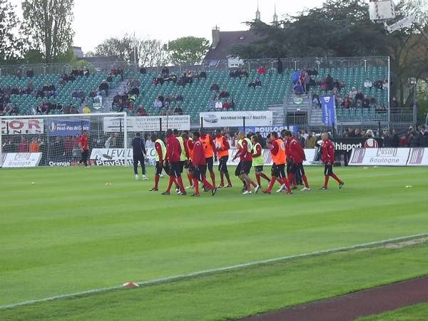 Match Boulogne-sur-mer contre St Etienne, décisif pour le maintien en ligue 1, le 05 mai 2010