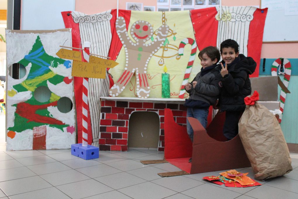 alp maternelle :le traîneau du père noël