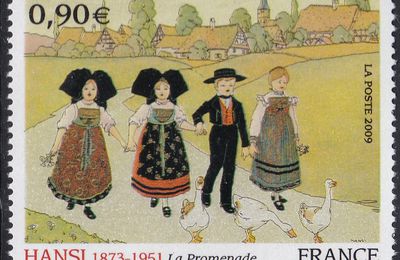 L'Alsace dans la philatélie française (4/4). Célébrités