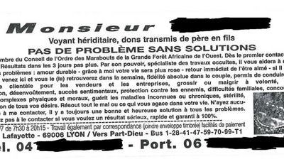 Le conseil de l'ordre des marabouts de la forêt africaine de l'ouest