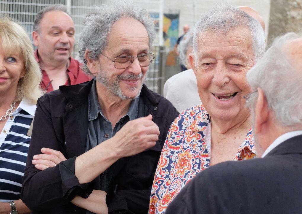 Inauguration de l'exposition Claude VIALLAT, Samedi 6 Juillet (photos: Ch. Erre)