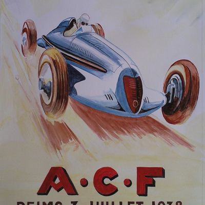 Les 80 ans du Grand Prix de Reims 1938 MERCEDES W154 