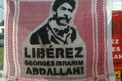 Georges Abdallah à la fête de l'Humanité.