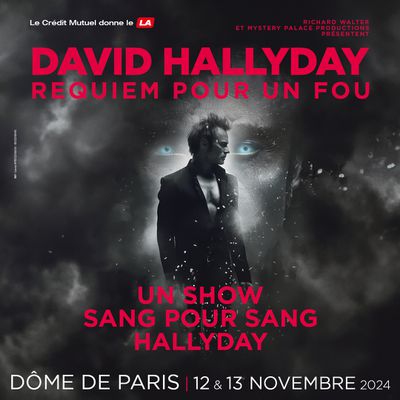 David Hallyday en tournée évenement Requiem pour un fou les 12 et 13 novembre au Dôme de Paris