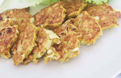 Galettes de flocons d’avoines et poireaux au curry