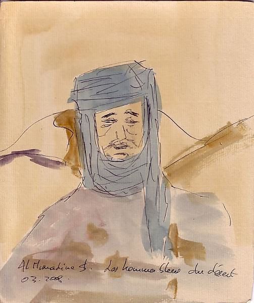 quelques dessins et peinture de Denise Sauzon. Une partie importante provenant de mes voyages au Maroc mais pas que...