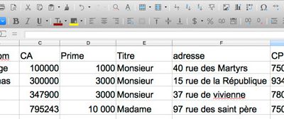 Comment créer un mailing/publipostage avec write et calc d'open office 4 ?