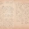 Lettre de l'abbé Edmond Vuillaume à Sophie Pié de Vache, ép. Hamonno - 06/08/1913 [recherches généalogiques]