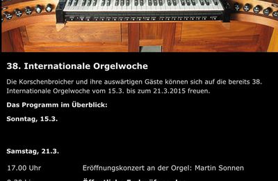 Concours International d' Orgue de Korschenbroich