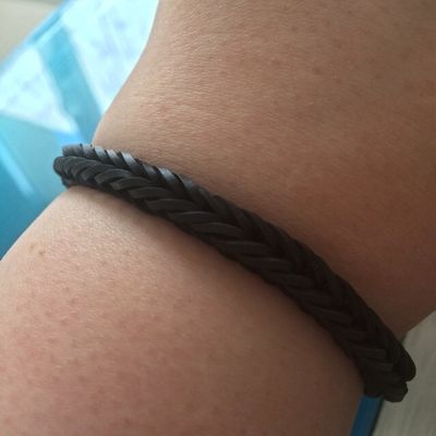 Mon bracelet fishtail noir 