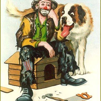 Clowns en peinture -  Donald Rusty Rust - Kelly Emmett 