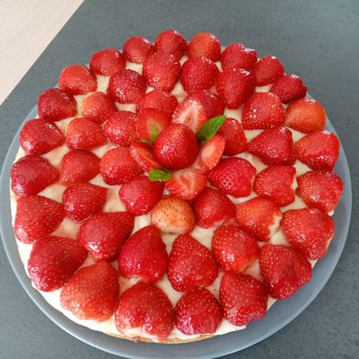 Comment faire briller une tarte aux fraises?