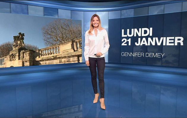 Gennifer Demey Météo M6 le 21.01.2019