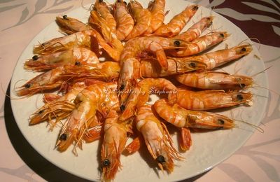 Gambas grillées au four