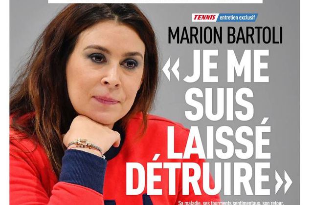Marion Bartoli raconte dans l'Equipe comment elle s'est laissée détruire par un homme.