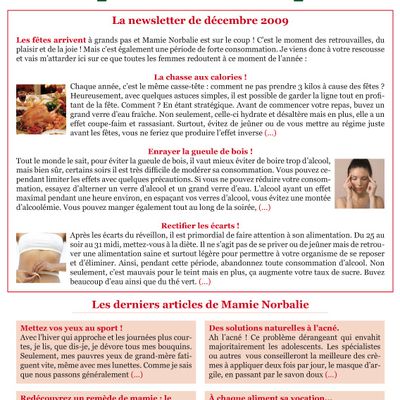 Les newsletters de Mamie Norbalie.