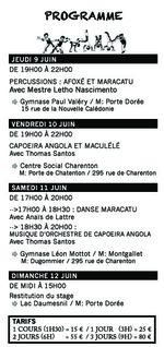 "De Bahia au Pernambuco" - Stage danse et musique à Paris (12ème)